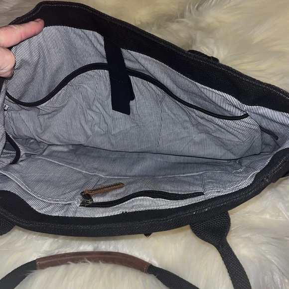 Duluth Thoroughbred Black Canvas tote bag - Picture 6 of 10